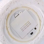 Schneepuppenharz mit weißer Laterne mit LED CM37X19H44