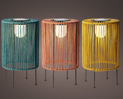 Solartischlampe in Eisen