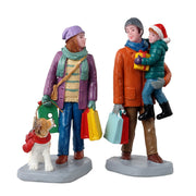 Lemax Holiday Shopper Set von 2