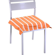 Pop Kissen righe orangefarbene Malerei CM40x40H4