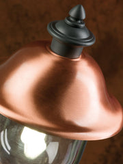 Außenlampe im Aluminium der Stanzkaste mit höherer Abdeckung in grauem Kupfer