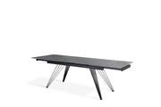 GREY-NEGRO ERHALTE TABELLE 90 cm x 160-240 cm H. 76 cm