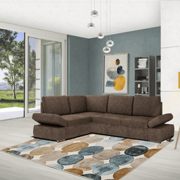 Siena Angular -Sofa mit TU -Ups, die TAPE 267x200x90 sind