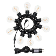 Light Party 36V 10 A60 E27 Spiralfilament LED 4+5 m Weihnachtslichter