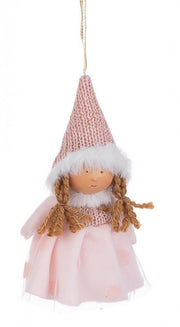 12x Anhänger Angel Millard Pink H14