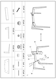 Rechteckiges Holz Tabelle 120x80x74h cm