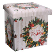 Puff Eco -Leder Girlanda Bild CM38X38H38