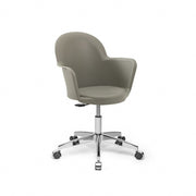 Gora Grey Cemento Office Sessel mit verchromter Basis