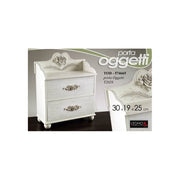 Dekorative schäbige Aufbewahrungsbox 30 x 19 x 25 h cm