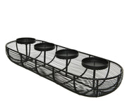 Rechteckige Eisenhalter 50x17x10,5 cm