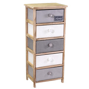 Brenda -Truhe 5 Schubladen CM40X29XH90 cm