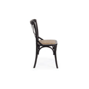 Stuhl in Olmo Black Retro