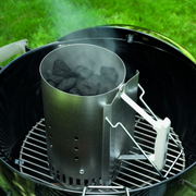 Rapidfire Zündkamin Kit Weber + 2 kg Briketts + 6 Würfel Oncifuoco 17631