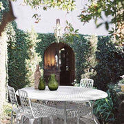 Außenstuhl in weißer Aluminium Faenza 44x4 H89 cm