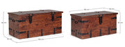 Set 2 Fusionsstil Braunes Holzfall