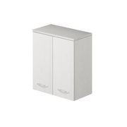 2 -door -Waschwandanlage mit weißem Regal H77X71X38CM