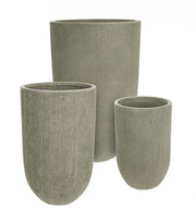 Set von 3 Vasen bürsten hoher Salbei