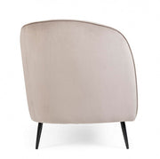 Velluto -Effekt -Sofa 2 Sitze Candis hellgrau