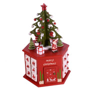 Adventskalender Holzbaum CM20.5x23.5H37
