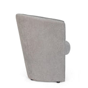 Hölzerner Sessel und hellgrauer Stoff Belize 64,5x63x H76 cm