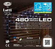 Eislicht mit 480 LED 20,16 M x H60 cm