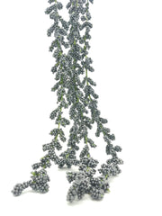 BACCA DI PERNICE Große dekorative graue H110 cm