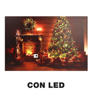 Rechteckige mehrfarbige Holz -LED -Bild CM60X40H1.8
