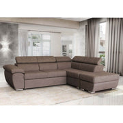 Angular Fiona Sofa mit rechts -Wing -Halbinsel Elephant 95