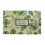 Rechteckiger grünes Blattstoff Teppich CM180x140