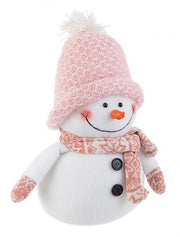 3x Snowman von Snow Manley Rosa H30