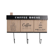 3 -Serer -Holzbügel Black CM31X23X2.5