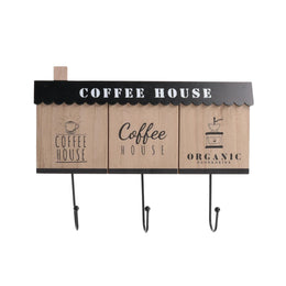 3 -Serer -Holzbügel Black CM31X23X2.5