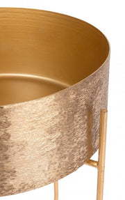 Set 2 Gold Vase Classic Style Aluminium Vase