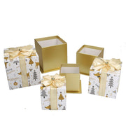 Karton 1-3 Weißgoldmalerei CM14X14H12.5