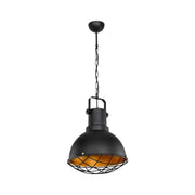 Federung Lampe Tonya ASZ1187 Schwarzer Industriestil