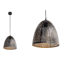 Moderner Metall -städtischer Industrie -Kronleuchter 25 x 108 cm Schwarz