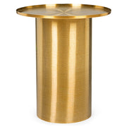 Gold im Metalltisch -Atmosphäre -Stil CM Ø51x59h