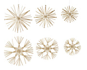 Snowflake -Shaped Stroh 2ass L 0,3 Ø 25 cm