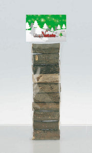 10 Tronchetti Cm.7 in der Hülle Weihnachtsdekoration