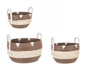 3x SET3 CESTA 2M THELMA MARRONE BOMBE