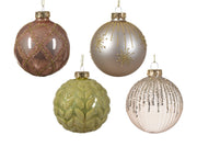 Weihnachtskugel des lucid-opaaco-trasparenten Feuerwehr-Foglia-Fauktropels