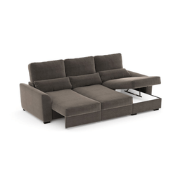 Tito -Sofa 3 Sitze Peninsula Container Brown Effez