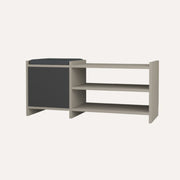 Scarp mit Anthrazitentür, helle Farbe Mocha 44x100x35 cm