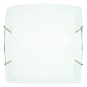 2xe27 Ceilbag Wire Haken Stahl Glas weiß trassparente E-fesselige Elisa