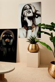 Set von 3 Vasen Gold Varanasi