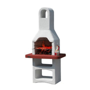 Dallas 86x56x H187 cm Holzkohle -Mauerwerk Barbecue