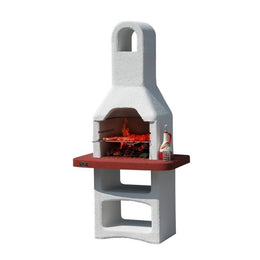 Dallas 86x56x H187 cm Holzkohle -Mauerwerk Barbecue