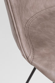 Vintage Loft Black Beige Stuhl 56 x 54 x 76 cm