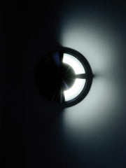 Gebaut -in -Lampe im Sterbchen -cast -Aluminiumboden, unglückliches Glas, IP65, 40W Schwarz