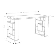 Lapper Rovere Desk mit weißem Flugzeug 140x60x75 cm